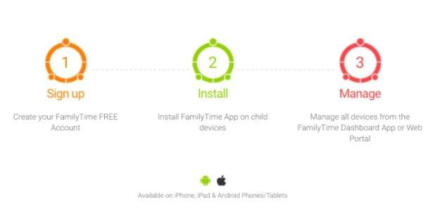 how to install Family Time app